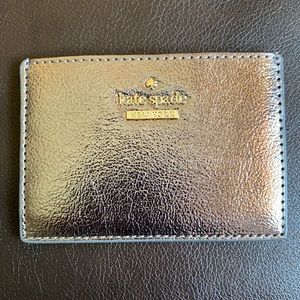 Kate Spade Metallic Small Slim Card Holder